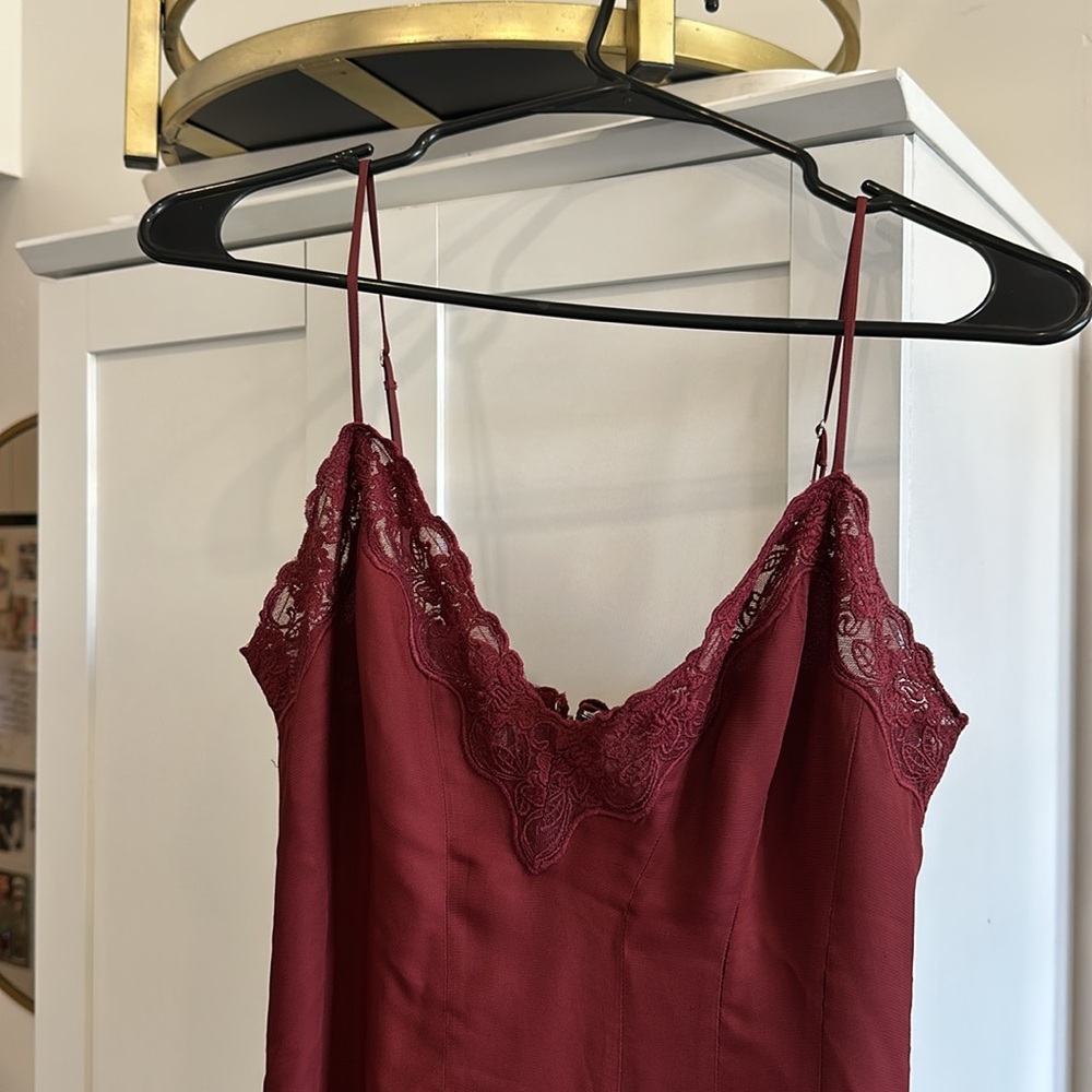 Reformation Anett Dress in Deep Brown - Picture 5 of 9